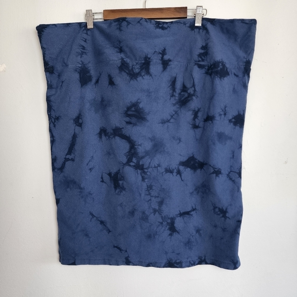 Torrid Blue Tie Dye Stretch Pencil Women's Skirt Size 3 - Picture 2 of 6